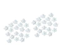 36 Pièces Charm Plat Ange en Résine, Décoration | Lot Petits Anges Blancs, Ornement Léger à Fixer, Albums Photo et Bracelets Créatifs Style Aléatoire