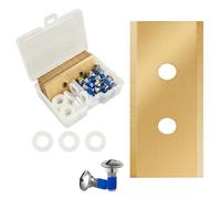 36 pièces de lames de rechange compatibles avec toutes les séries de robots tondeuses Mammotion Luba et YUKA, lames de rechange en titan robustes, vis avec verrouillage de filetage