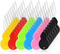 36 Pièces Enfile-Aiguilles pour Couture Kit, Plastique DIY Enfile-Fil, Enfile Aiguille Machine à Coudre pour Point de Croix, Coudre à Main, Quilting Craft(Multicolore)