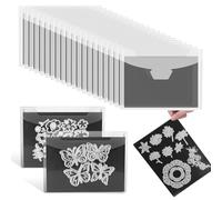 36 Pièces Feuille Magnétique Adhésive Plaque Aimantée Adhésive Papier Magnétique Caoutchouc Feuilles Adhésives Feuille Aimantée Adhésive Artisanat Gaufré Scrapbooking Moules Rangement