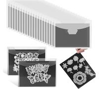 36 Pièces Feuille Magnétique Adhésive Plaque Aimantée Adhésive Papier Magnétique Caoutchouc Feuilles Adhésives Feuille Aimantée Adhésive Artisanat Gaufré Scrapbooking Moules Rangement