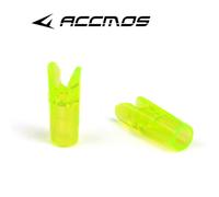 36 pièces flèches d'arc recourbé composé de tir à l'arc goupille de Nock en aluminium pour arbre de flèche ID 3.2/4.2/5.2/6.2/8.0mm accessoire de flèche - Type L nock-tr yellow
