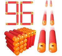36 pièces Mega Dart recharge Pack 9.5 cm Compatible avec Nerf Mega Guns universel Mega Pack recharge balles pour n-strike Mega Series 96PCS-Red