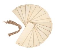 36 Pièces Page en Bois Beige, Double Face, Trou | Clubs de Lecture et Écrivains, Surface Simple, Compatible Paillettes et Marqueurs, Loisirs Créatifs