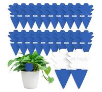 36 Pièges Bleu Collants Non Toxiques, Super Ninja Anti Moucherons Intérieur Plantes, Anti Moucheron Terreau et Mouche de Terreau, Piège Moucherons Ultra Efficace Jusqu’à 3 Mois CP-zcb-36-duorou-lanse