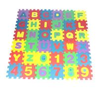 36 Sheets Foam Puzzle Mat, 5.5x5.5 inch Interlocking Alphabet and Numbers Foam Play Mat, Colorful Soft Reusable EVA Tiles for Girls, Boys GiftsFoam Puzzle