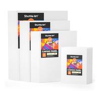 36 Toiles à Peindre, Shuttle Art Set de Toile Peinture Multi Tailles - 5x7, 8x10, 9x12, 11x14 (9 PCS Chacun), Canvas Coton pour Peinture sur Toiles