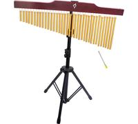 36-Tone Bar Chimes Une rangée de Wind Chime Instrument de percussion musicale avec trépied Stand Striker 36 tons