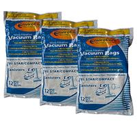 36 TriStar Compact Patriot Allergy Aspirateur Sacs, Miracle Mate, Airstorm, Patriot, "MG1", MG2, TriStar EXL, DE LA poussière, Care Pullman-holt Dos aspirateurs