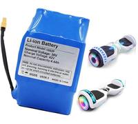 36 V 4400 mAh 6000 mAh Batterie Ebike pour 500W Moteur Scooter Vélo Electrique, Batterie E-Bike Lithium-ION Hoverboard Batterie Vélo Electrique avec Chargeur XT60 36V 6000mAh,XT60