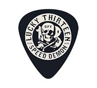 Jim Dunlop Lucky 13 Series Iii, Sachet De 36 #15 Speed Demon, Black, 0.60 Mm Médiators
