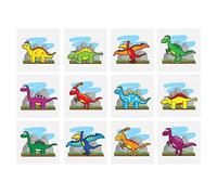 36 x DINOSAURES Pour enfants Tattoo Temporaire - Adéquat pour Sac De Soirée