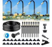 360° Adjustable Irrigation System for Garden, Automatic Watering Misting System, with Adjustable Nozzle Copper Sprinkler for Garden, Raised Bed, Lawn, Plants (20M)
