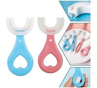 360° Baby U-Shaped Toothbrush, Kids U- Shaped Toothbrush, Manual Toothbrush Oral Cleaning Tools for Children Training Teeth Cleaning Whole Mouth Toothbrush for Kids 2-12 (Aged 2~6)