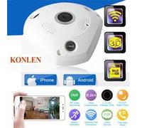 360 ° Caméra IP 3mp - fisheye panoramique 1080p wifi cctv VR video ip cam + 32G carte TF