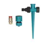 360 Degree Automatic Lawn Sprinkler | Adjustable Plug in Irrigation Sprayer for Garden/Fruit Trees/Shrubs | Resilient ABS Material, G1 / 2 Thread Connection
