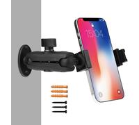 360 Degree Ball Head Cell Phone Wall Mount For 3.5-7 Inch Phone Iphone 14 13 Samsung Galaxy Nexus For Home Truck Car Gps Led Camera