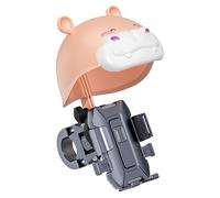 360 Degree Motorcycle Phone Holder with Helmet Compatible Mount, Rainproof Handlebar Motor Mount with Secure Clamp for Motorbike Road Riding Delivery Navigation Men Women for Travel and Navigation