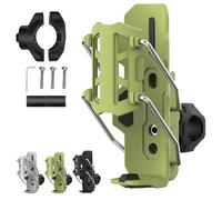 360 Degree Rotating Adaptive Handlebar Crash Bar Mount Cup Cage, Adaptive Cycling Bottle Holder, 3 Colors, for Diameter 2'' - 3'' Cup(Green)