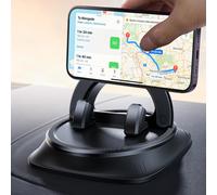 360 Degree Rotating Dashboard Cell Phone Holder - Adjustable Spring Phone Holder For Iphone, Android And Other 4-7 Inch Smartphones