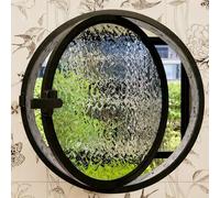 360 Degree Rotating Round Tempered Glass Window,hublots En Alliage D'aluminium,Fenêtre Décorative De Ventilation Avec Poignée,Fenêtre Coulissante For Bathroom,Bedroom And Living Room(100cm/39.4in)