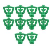 360 Degree Rotating Sprinkler 10 Pack | G1 / 2 Male Thread Lawn Sprinklers for Garden/Greenhouse/Cultivation | Uniform Water Distribution, Sturdy Plastic Irrigation Supplies