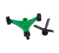 360 Degree Rotating Sprinkler | 3 Arms with 4 Angle Outlets | 50ft Coverage for Garden/Lawn/Cultivation | Water Saving Pulse Irrigation System