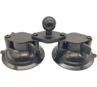 360 Degree Rotating Suction Cup Holder Car Mount 360 Degree Rotating Suction Cup Holder Mobile Phone Holder For Car Interior (Size: Double Suction Cup)