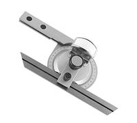 360 Degree Steel Angle Finder Measuring Ruler with Magnifying Glass,Universal Bevel Protractor, DIY Precision Angle Measuring for Measure The Precise Angle of The Inner