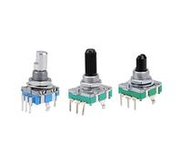 360 Degrés Encodeur Rotatif Code Commutateur Potentiomètre Numérique EC16 5 Broches 20mm Arbre 5 Pcs