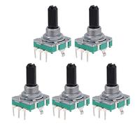 360 Degrés Rotatif Encodeur Code Commutateur Potentiomètre Numérique EC16 5 Broches 20mm D-Arbre 5 Pcs