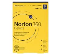 Norton 360 Deluxe 2025 - 5 Appareils 1 An - Abonnement automatique