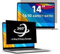 360° Filtre De Confidentialité 14 Pouces 16:10 - Protecteur D'Écran Anti-Espion Anti-Lumière Bleue, Filtre Ecran Confidentialité Portable Compatible Avec Hp/Dell/Acer/Lenovo/Thinkpad/Asus/Samsung