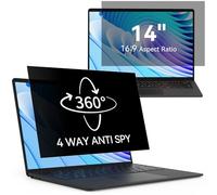 360° Filtre de Confidentialité 14 Pouces 16:9,Protection Ecran Anti-Espion Anti-Reflet,Laptop Privacy Screen Protector Compatible avec Lenovo/Dell/HP/Asus/Samsung/Acer
