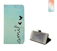 360° housse pour Samsung Galaxy S24 smile Wallet Case protection Universal cui