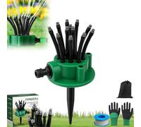 360° Multi-Directional Lawn Sprinkler, 360 Rotating Sprinkler for Yard and Garden, Automatic Multi-Directional Hose Sprinklers for Lawns, Adjustable Water Spray Head (1 Set)
