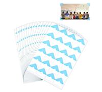 360 Pièces/15 Feuilles d'Autocollants pour Coins de Photo, Coins de Montage Auto-Adhésifs pour Scrapbooking Carnet de Notes Album Photo Livres de Souvenirs Journal de Voyage (Bleu)