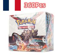 360 pièces Pokémon français TCG: boîte de rehausseur de flammes d'obsidienne écarlate et violette cartes Pokemon boîte de 36 paquets 360 ORIGINE PERD