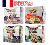360 pièces Pokémon français TCG: boîte de rehausseur de flammes d'obsidienne écarlate et violette cartes Pokemon boîte de 36 paquets 360 Brilliant Stars