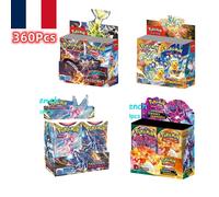360 pièces Pokémon français TCG: Ecarlet & Violet Etsncelles Astral éclat obsidienne flammes Booster boîte Pokemon cartes 36 Pack boîte FR 360PCS ECAR