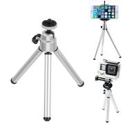 360 Portable rotatif Support Pour Téléphone Universel Mini Support Trépied En Alliage D'aluminium Support de Bâti de Téléphone DV REFLEX Avec 1/4 vis