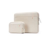 Inateck 360° Protection Housse 13 Pouces Compatible avec 13 MacBook Air M4/M3/M2/M1 2025-2018, 13 MacBook Pro M2/M1 2022-2016, 12.3 Surface Pro 11/10/9/X/8/7/6/5/4/3, XPS 13, Beige