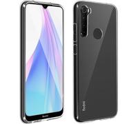 Coque Redmi Note 8T Silicone Souple et Film Verre Trempé 9H
