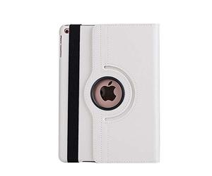 360 Rotatif Housse Coque Etui pour Apple Nouvel iPad 9.7 Neuf 2018 6e génération Coque Funda Tablette A1822 A1893 Support Coque + Stylet + Film Blanc