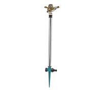 360° Rotating Garden Sprinkler | Heavy Duty Zinc Alloy Lawn Sprinkler with 2 Spray Modes | Adjustable 15-360° Angle for Gardens/Yards/Flower Beds