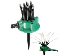 360° Rotating Lawn Sprinkler with Adjustable Nozzles, Water Saving Irrigation System for Yard Lawn Flower Beds Patio Garden (1pcs)