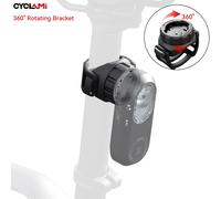 360 ° Support rotatif universel pour ordinateur de vélo, support de phare de vélo de montagne et de route, support de feu arrière CYCLAMI S14 S14 2pcs