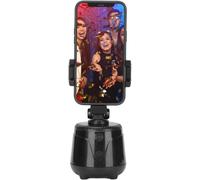 360 Tracking Phone Holder Motion Sensor Tripod Face Tracking 360 Degree Rotation AI Composition 360 Selfie Stand Cell Phone Tripods for Selfie