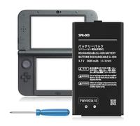 [3600 mAh] SPR-003 Batterie pour console de jeu Nintendo 3DS XL/New 3DS XL, batterie de rechange interne haute capacité pour console de jeu Nintendo Switch avec outils