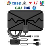 3600 Miles 4K Digital DVB-T2 antenne TV boîte numérique amplificateur intérieur 1080P antenne pour voiture antenne RV voyage Smart TV - Type 36DBI